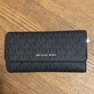 Michael Kors Textured Black Clutch